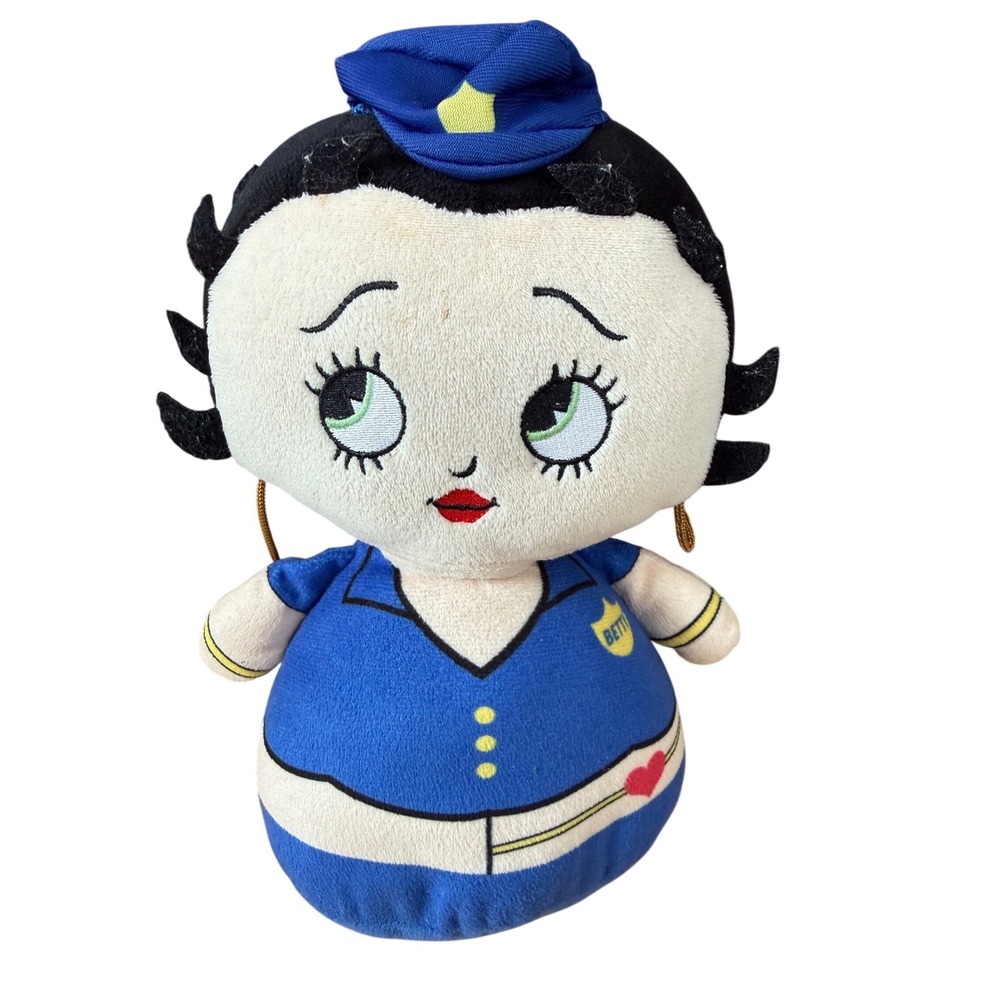 Betty Boop‎ Police Officer Plush Stuffed Toy Kellytoy cute collectible retro